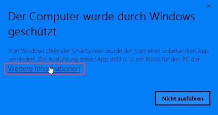 Der Computer wurde durch Windows geschützt